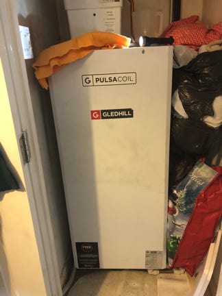 Pulsacoil I attended with no hot water